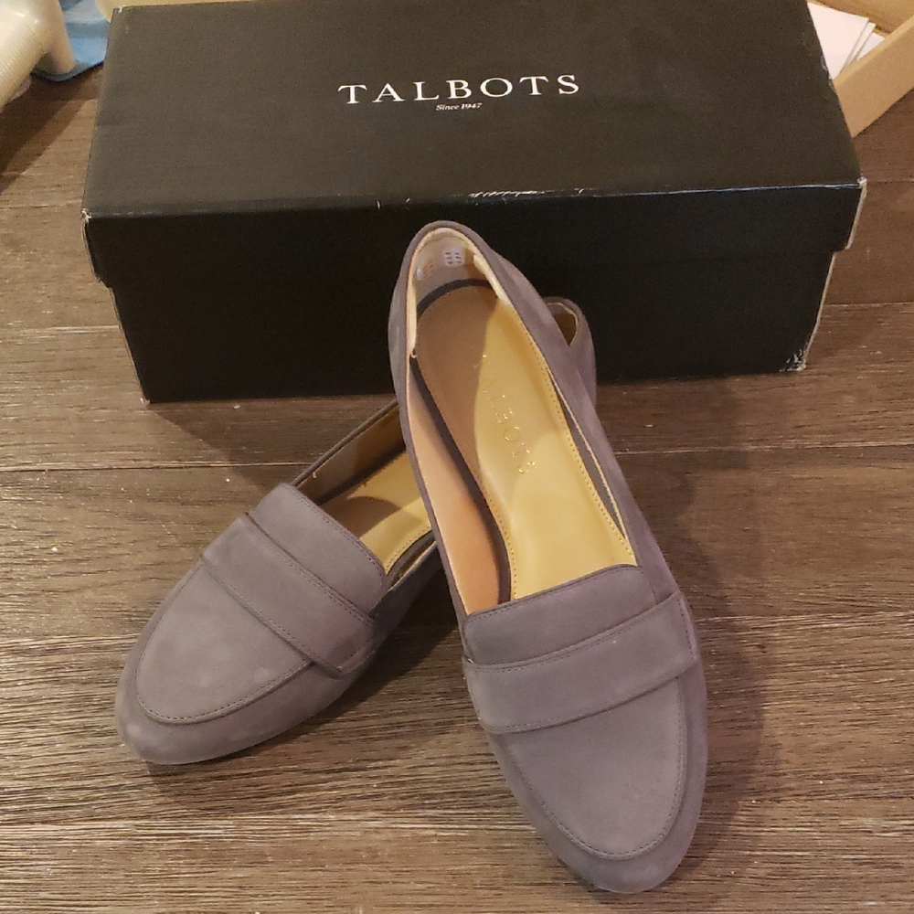 Talbots Women's Classic Gray Flats 7M